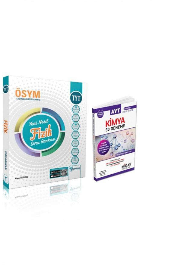 Toprak  Tyt Fizik Soru Bankası& Ayt 30 Kimya Deneme - Toprak Yayınları - Image 1