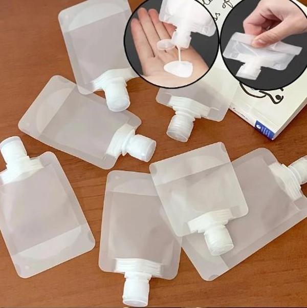 3 Adet 100ml Krem Şampuan Kabı Tekrar Kullanılabilir Set - Image 1