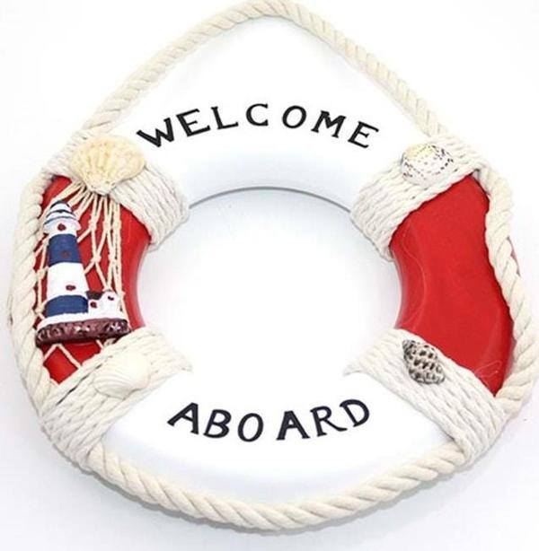 Ahşap Marin Duvara Asmalı Simit - Image 1