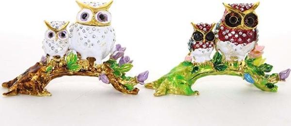 Dal Üstünde 2'Li Baykuş Biblo - Image 1