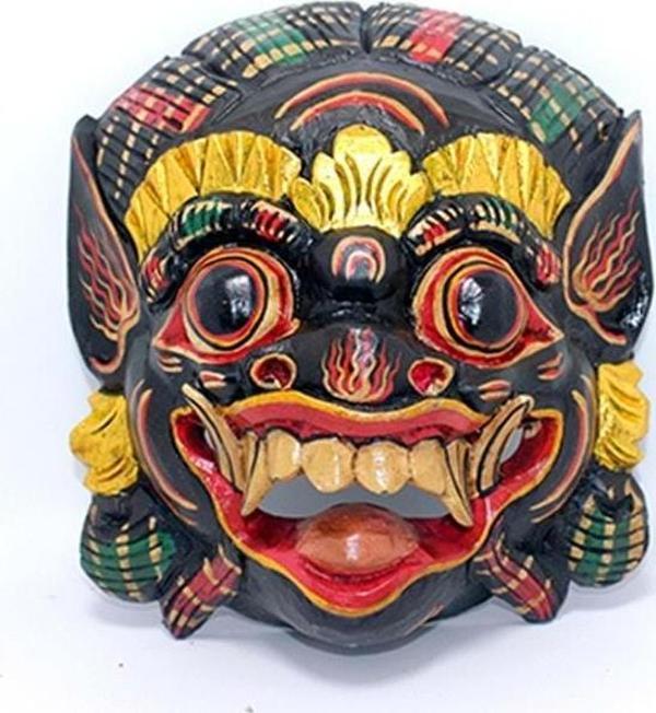 Duvara Asmalı Renkli Maske 22 Cm - Image 1