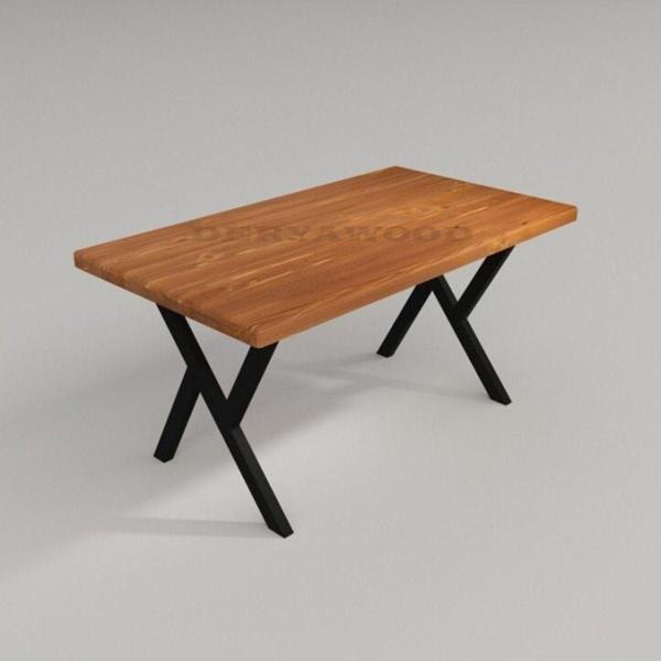 Masif Ahşap Anteres Mutfak Masası 70x110x76 Cm - Image 1