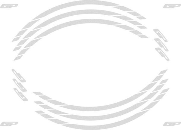 Gp Kompozit Universal Tek Jant Şeridi Reflektif Gri 16" - Image 1
