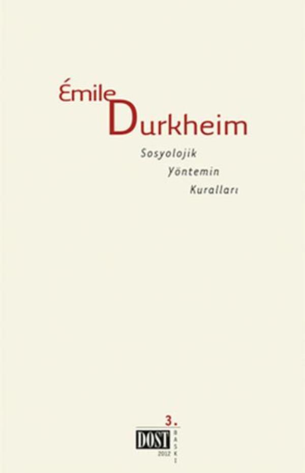 Sosyolojik Yönetim Kuralları - Dost Kitabevi - Image 1