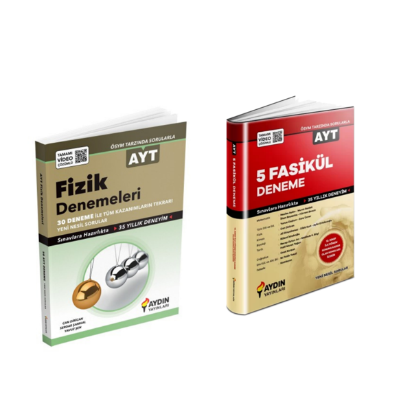 Aydın Yayınları  Ayt  Fizik & 5 Fasikül Deneme - Aydın Yayınları - Image 1