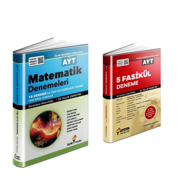 Aydın Yayınları  Ayt  Matematik & 5 Fasikül Deneme - Aydın Yayınları - Image 1
