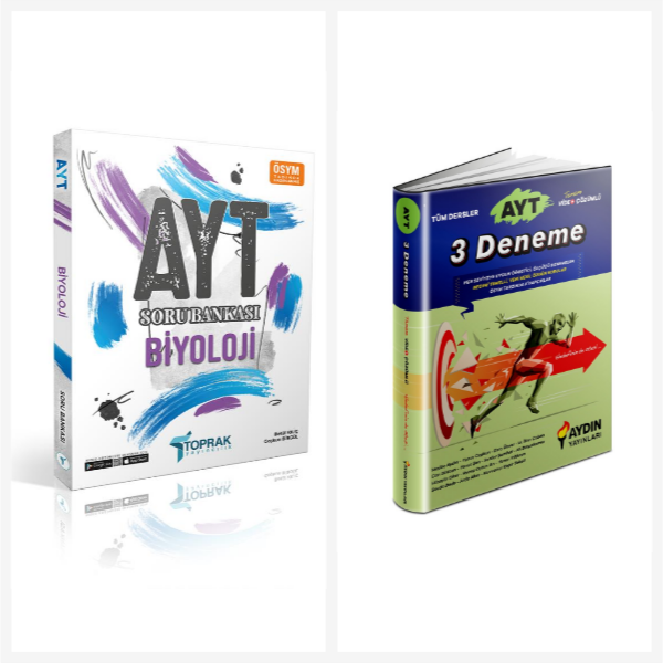 Toprak Ayt Biyoloji Soru Bankası &ayt 3 Deneme - Toprak Yayınları - Image 1
