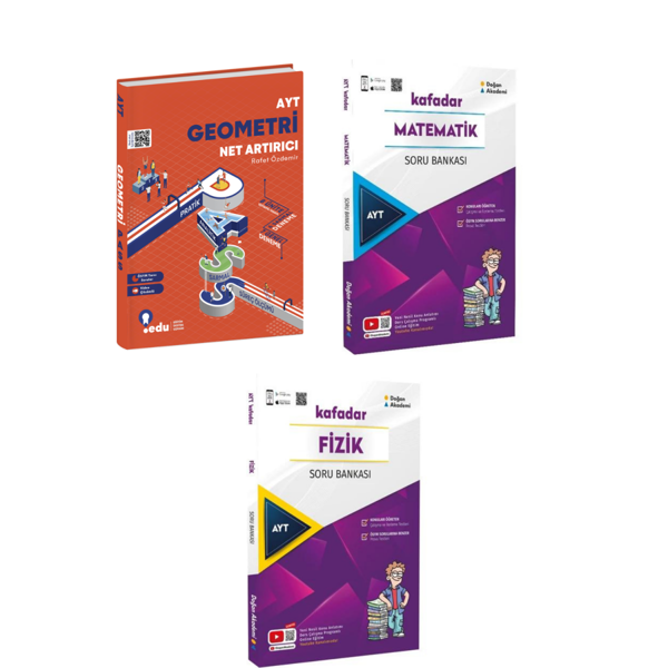 Edu Yayınları Ayt Geometri Net Artırıcı & Matematik Ve Fizik Soru Ban. - EDU Yayınları - Image 1