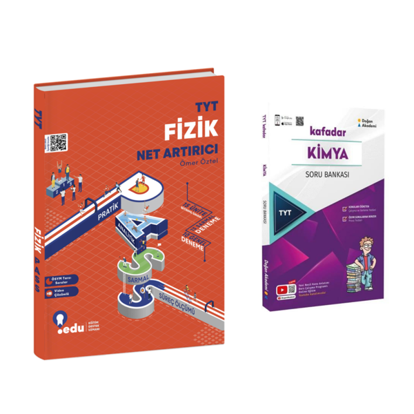 Edu Yayınları Tyt Fizik Net Artırıcı & Doğan Akademi Kafadar Kimya Soru Ban. - EDU Yayınları - Image 1
