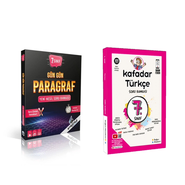 Oksijen Yayınları  7.sınıf Paragraf & Kafadar Türkçe  Soru  Bankaları - Oksijen Yayınları - Image 1