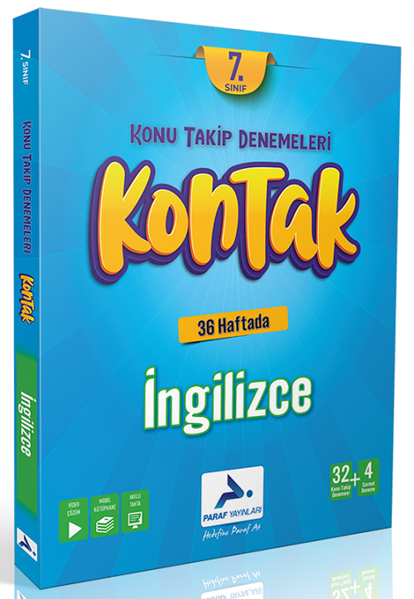 Paraf Yayınları 7. Sınıf Kontak İngilizce Denemeleri - Paraf Yayınları - Image 1