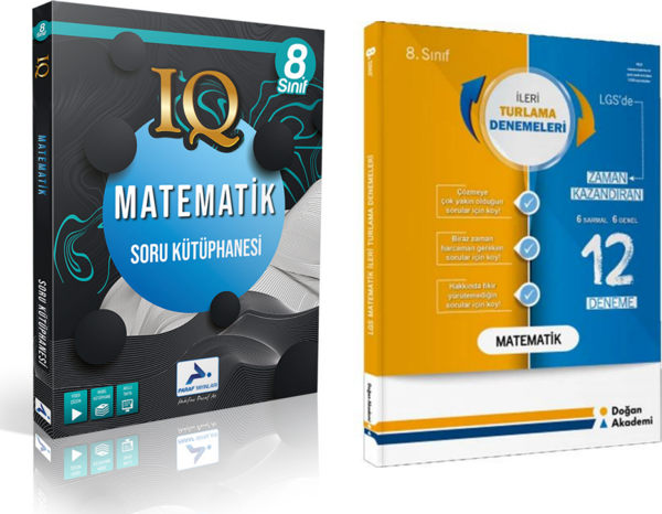 Paraf Yayınları Iq 8.sınıf Matematik &  Matematik Deneme - Paraf Yayınları - Image 1