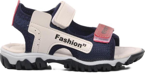 Ayakmod 24-410-B Lacivert-Beyaz-Kırmızı Ortopedik Erkek Çocuk Sandalet - Image 1