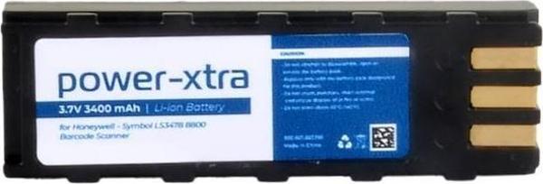 Power-Xtra - Honeywell - Symbol LS3478 / 8800 Yüksek Kapasiteli Barkod Tarayıcı Bataryası - 3.7V 3400mAh Li-ion Batarya - Image 1