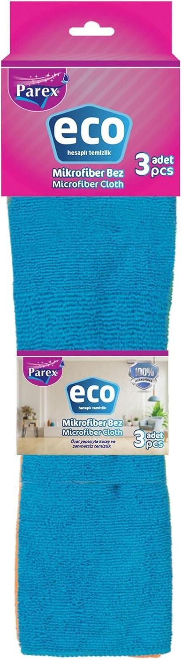 Parex Eco 3’lü Mikrofiber Bez - Image 1