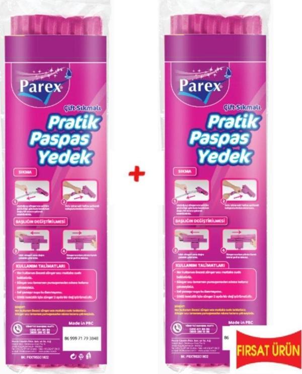 Parex Pratik Paspas Çift Sıkmalı 2'li Yedek (2'li Fırsat Paketi) - Image 1