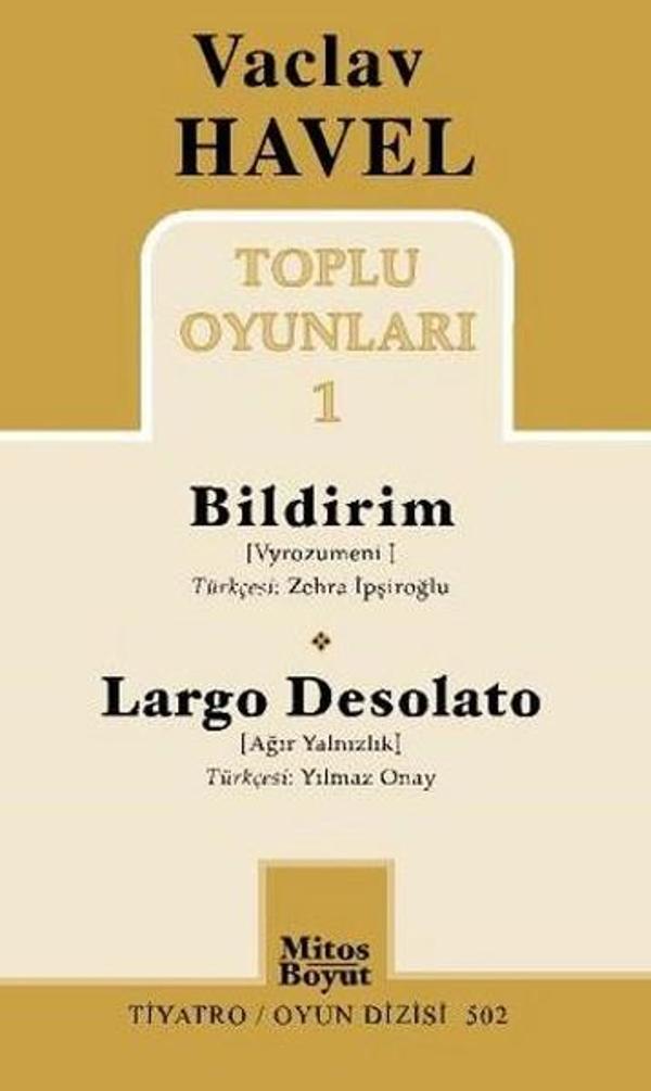 Vaclav Havel Toplu Oyunları 1 - Mitos Boyut Yayınları - Image 1