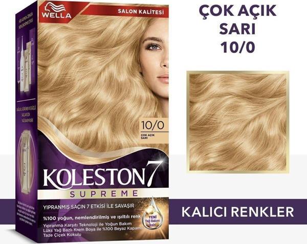Wella Koleston Supreme Kit 10/0 Çok Açık Sarı *18 - Image 1