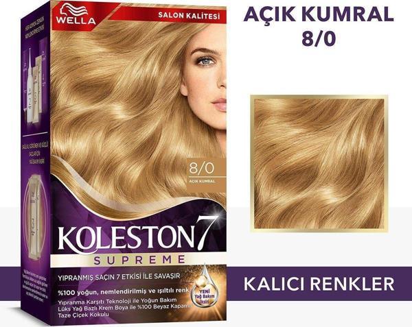 Wella Koleston Supreme Saç Boyası 8/0 Açık Kumral - Image 1