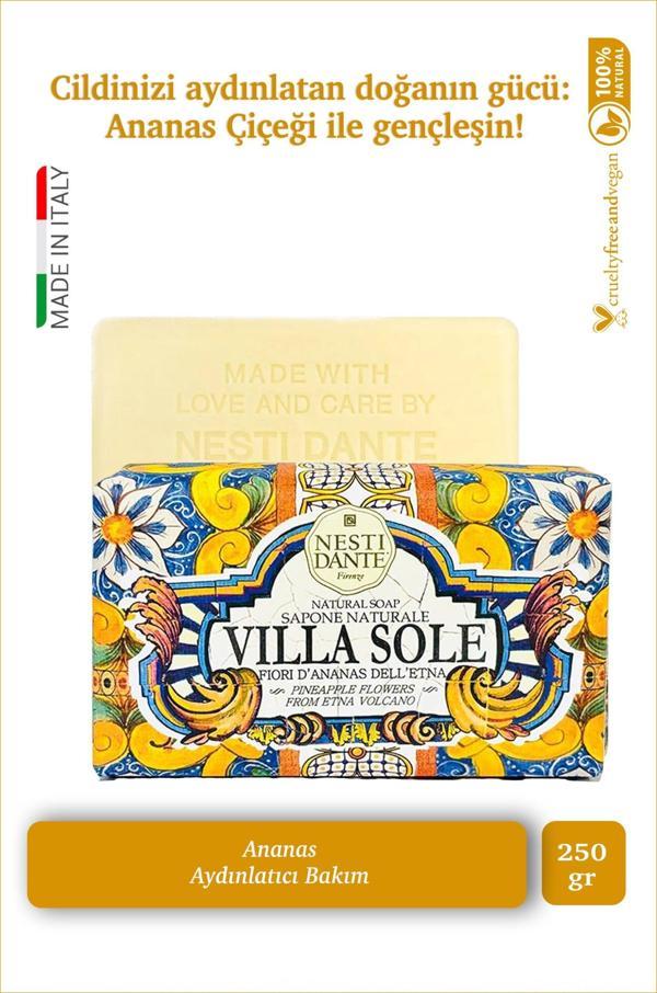 Villa Sole D'Ananas Dell'Etna Yaşlanma Karşıtı ve C Vitaminli Sıvı Sabun 500 Ml - Image 1