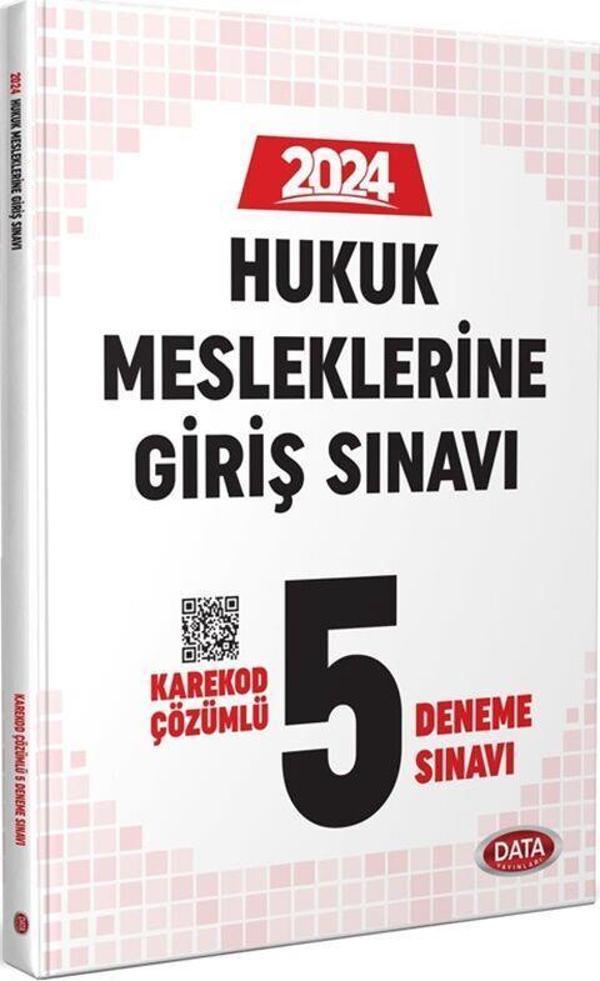 2024 Hukuk Mesleklerine Giriş Sınavı 5 Deneme Sınavı Data Yayınları - Data Yayınları - Image 1