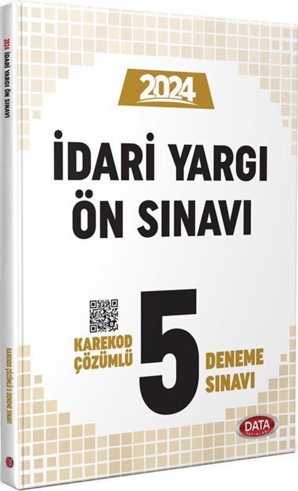2024 İdari Yargı Ön Sınavı 5 Deneme Sınavı Data Yayınları - Data Yayınları - Image 1