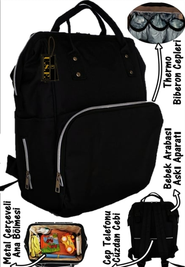 uğurböceğiçocuk 3600.10 Anne Bebek Bakım Çantası Sırt Çantası - Image 1