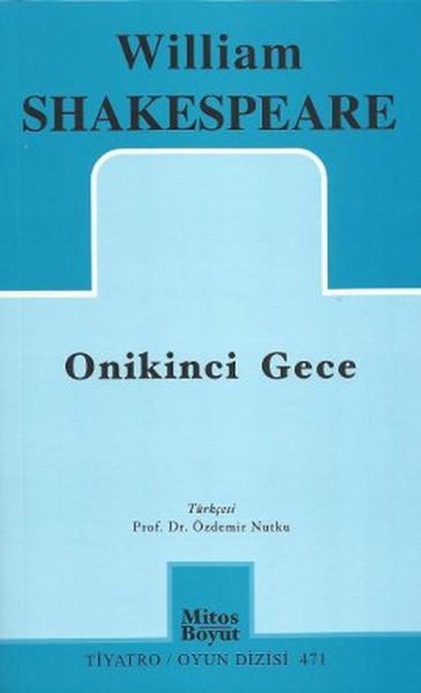 Mitos Boyut Yayınları Onikinci Gece - Mitos Boyut Yayınları - Image 1