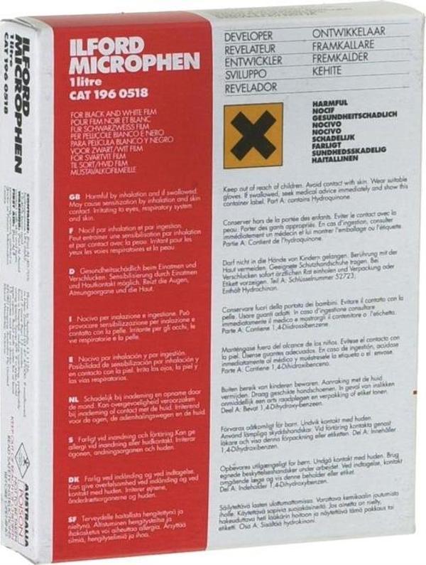 Ilford Microphen 1L Siyah Beyaz Film Geliştirme Banyosu - Image 1