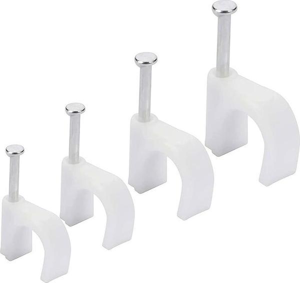 POWERMASTER PM-24871 8 NUMARA ÇELİK ÇİVİLİ 25 MM KROŞE 4X16 ANTİGRON KABLOLAR İÇİN (100LÜ POŞET) - Image 1