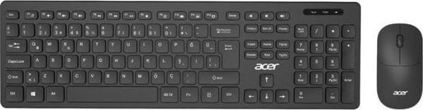 Acer OAK-920 Siyah Kablosuz Klavye Moue Seti, 2.4Ghz - Image 1