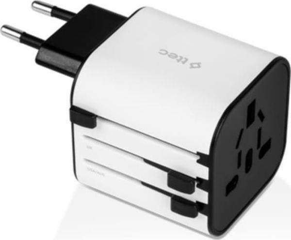 Ttec 3in1 Akım ve Isı Korumalı10A/250V Amerikan/Avrupa/İngiliz Tipi Priz Çevirici Seyahat Şarj Aleti - Image 1
