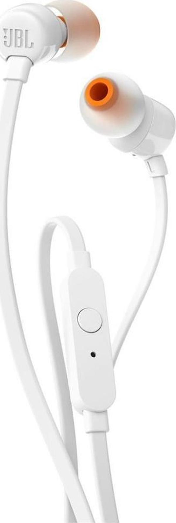 JBL T110 Kablolu Kulak İçi Kulaklık Beyaz - Image 1