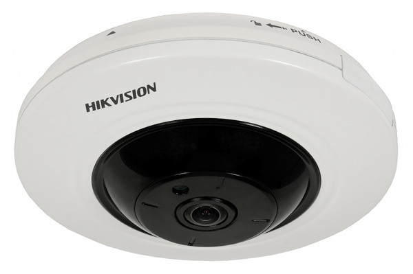 HIKVISION DS-2CD2955FWD-I 5Mpix, H265+, 8Mt Gece Görüşü, SD Kart,  FishEye IP Kamera - Image 1