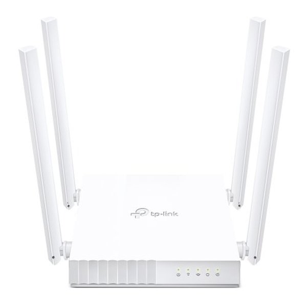 TP-LINK ARCHER C24, AC750, 4Port, 300-433Mbps, Dual Band WiFi, Masaüstü, Megabit, Router, Access Point, Range Extender - Image 1