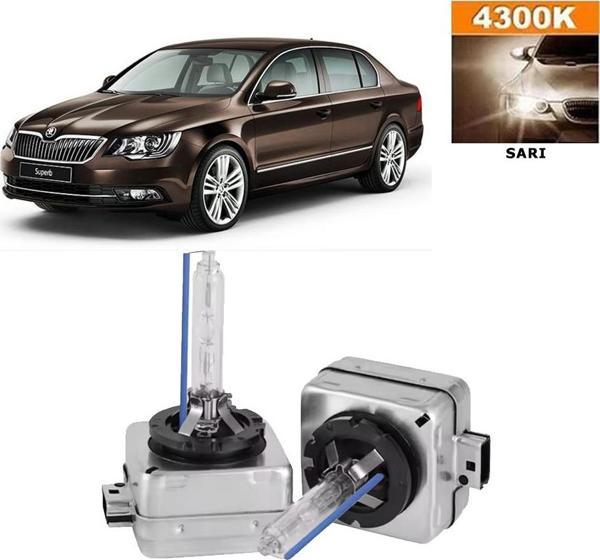 Skoda SuperB 2012-2019 D3S / D3R 4300K Sarı HID Xenon Ampul 2 Adet - Image 1