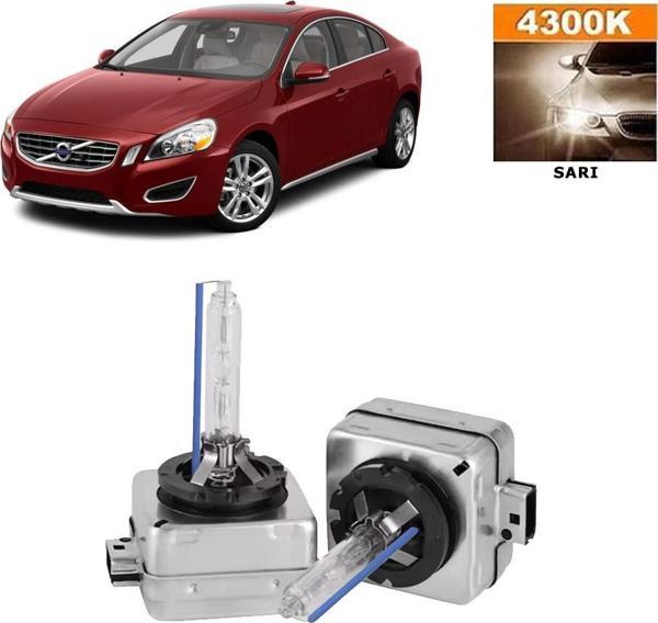 Volvo s60 2010-2018 D3S / D3R 4300K Sarı HID Xenon Ampul 2 Adet - Image 1