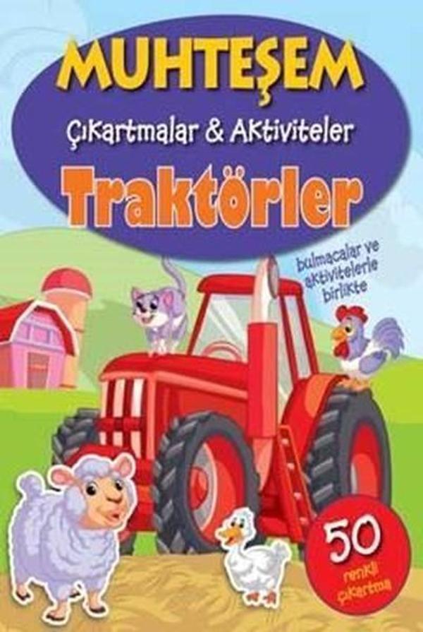Traktörler-Muhteşem Çıkartmalar ve Aktiviteler - Parıltı Yayınları - Image 1