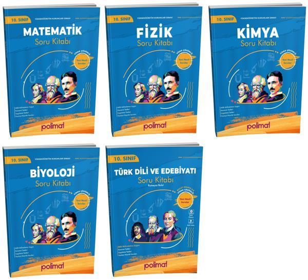Polimat 2025 10. Sınıf Sayısal Soru Kitabı Seti 5 Kitap - Polimat Yayınları - Image 1