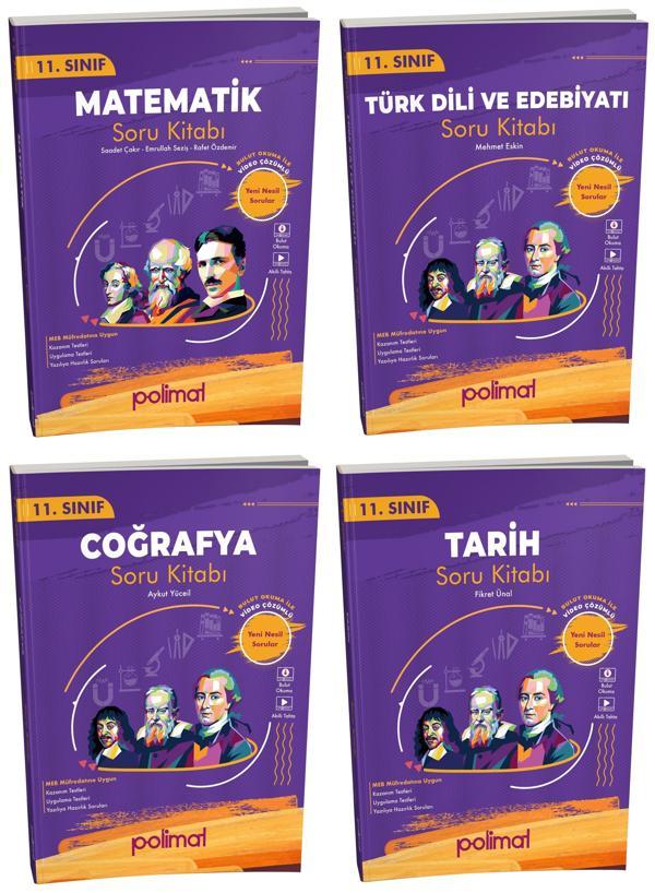 Polimat 2025 11. Sınıf Eşit Ağırlık Soru Kitabı Seti 4 Kitap - Polimat Yayınları - Image 1