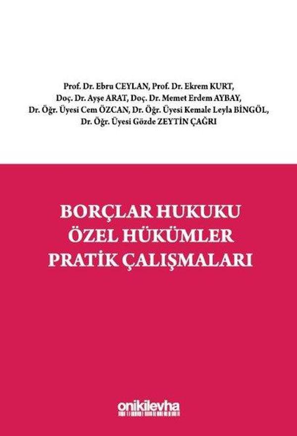 Borçlar Hukuku Özel Hükümler Pratik Çalışmaları - On İki Levha Yayıncılık - Image 1