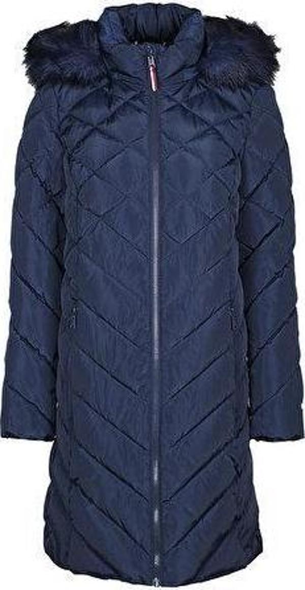 Tommy Hilfiger Kadın Mont Lacivert TW2MP186-NVY - Image 1