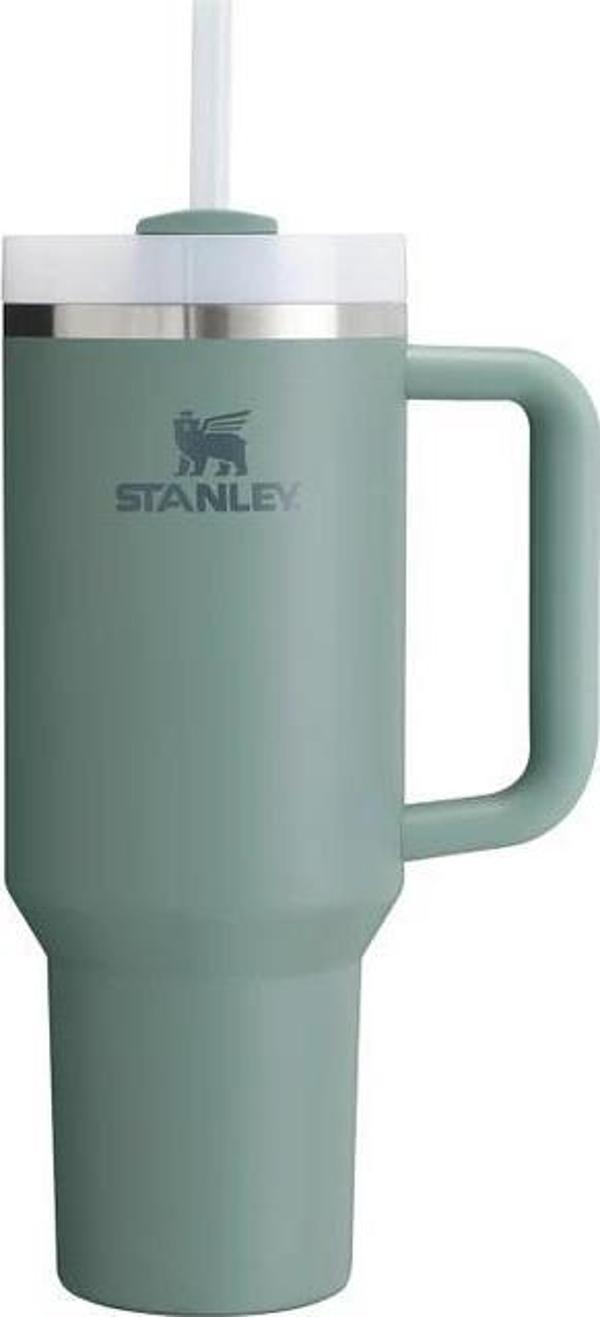 Stanley Quencher Pipetli Termos Bardak 1.18 Lt Koyu Yeşil - Image 1