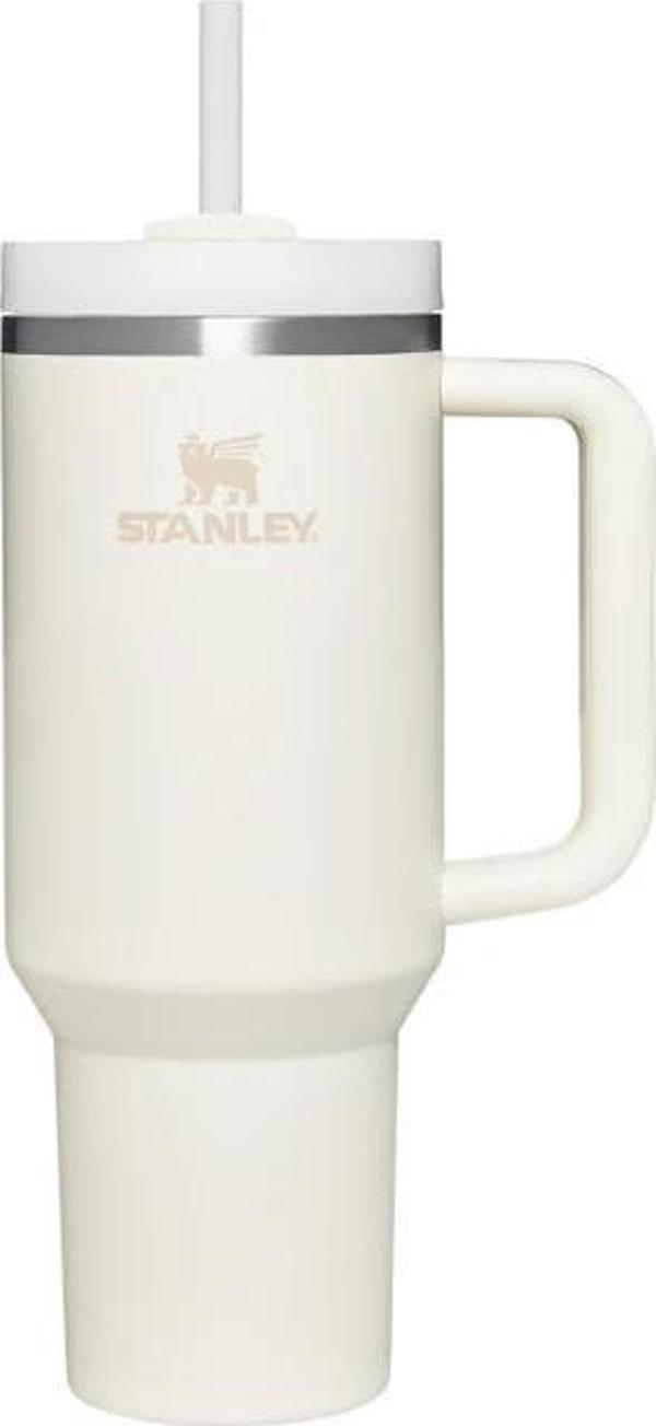 Stanley Quencher Pipetli Termos Bardak 1.18 Lt Krem - Image 1