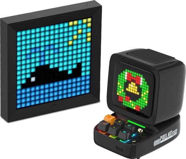 Divoom Ditoo Pro Siyah Bluetooth Hoparlör ve Pixoo Led Ekran Seti - Image 1