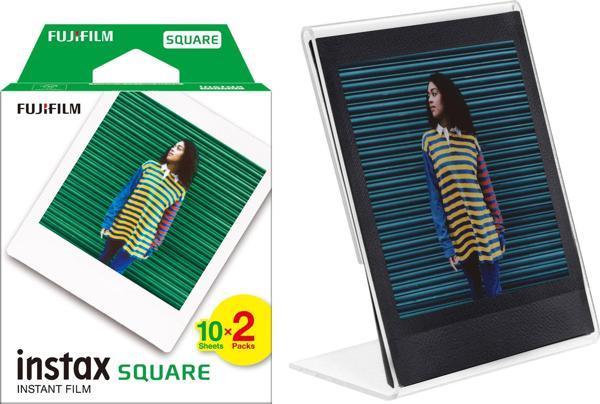 Instax Kare-Square Makineler İle Uyumlu 20'li Film ve Pleksi Çerçeve - Image 1