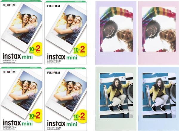 Instax mini 80'li Film ve 4 Fotoğraf Çerçevesi - Image 1