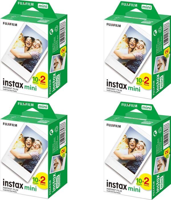 Instax Mini Film Rulo 20'li Instax Mini 9-11-90 Uyumlu 4'lü Set 80 Poz-FOTSN00005-4MK - Image 1