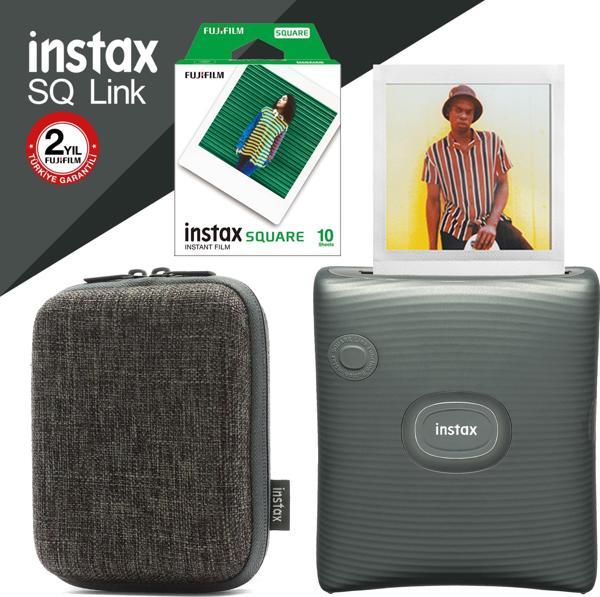 Instax SQ Link Yeşil Ex D Akıllı Telefon Yazıcısı ve Hediye Seti 3 - Image 1