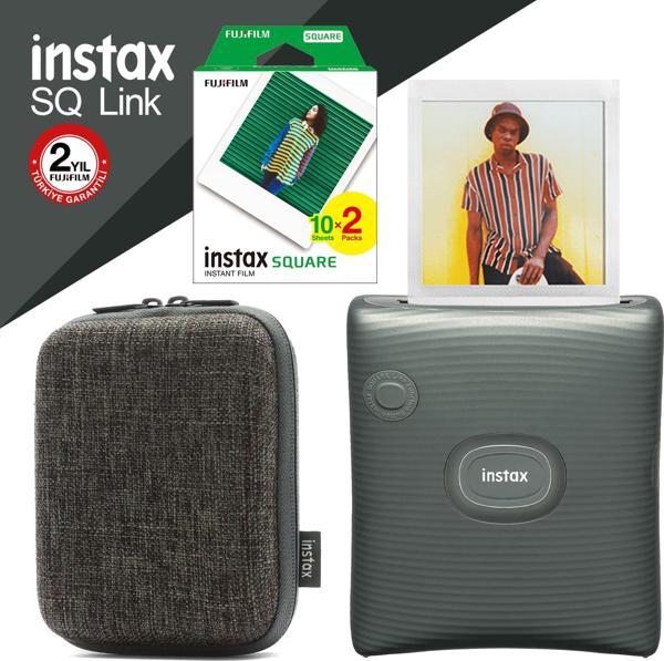 Instax SQ Link Yeşil Ex D Akıllı Telefon Yazıcısı ve Hediye Seti 4 - Image 1